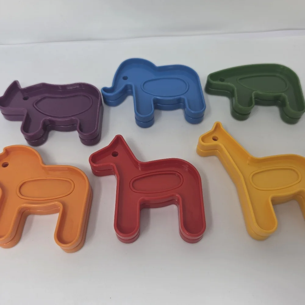 Tupperware Vintage Plastic Toy Animals